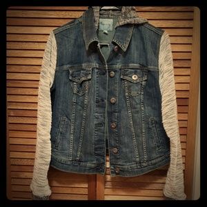 Hooded Jean jacket